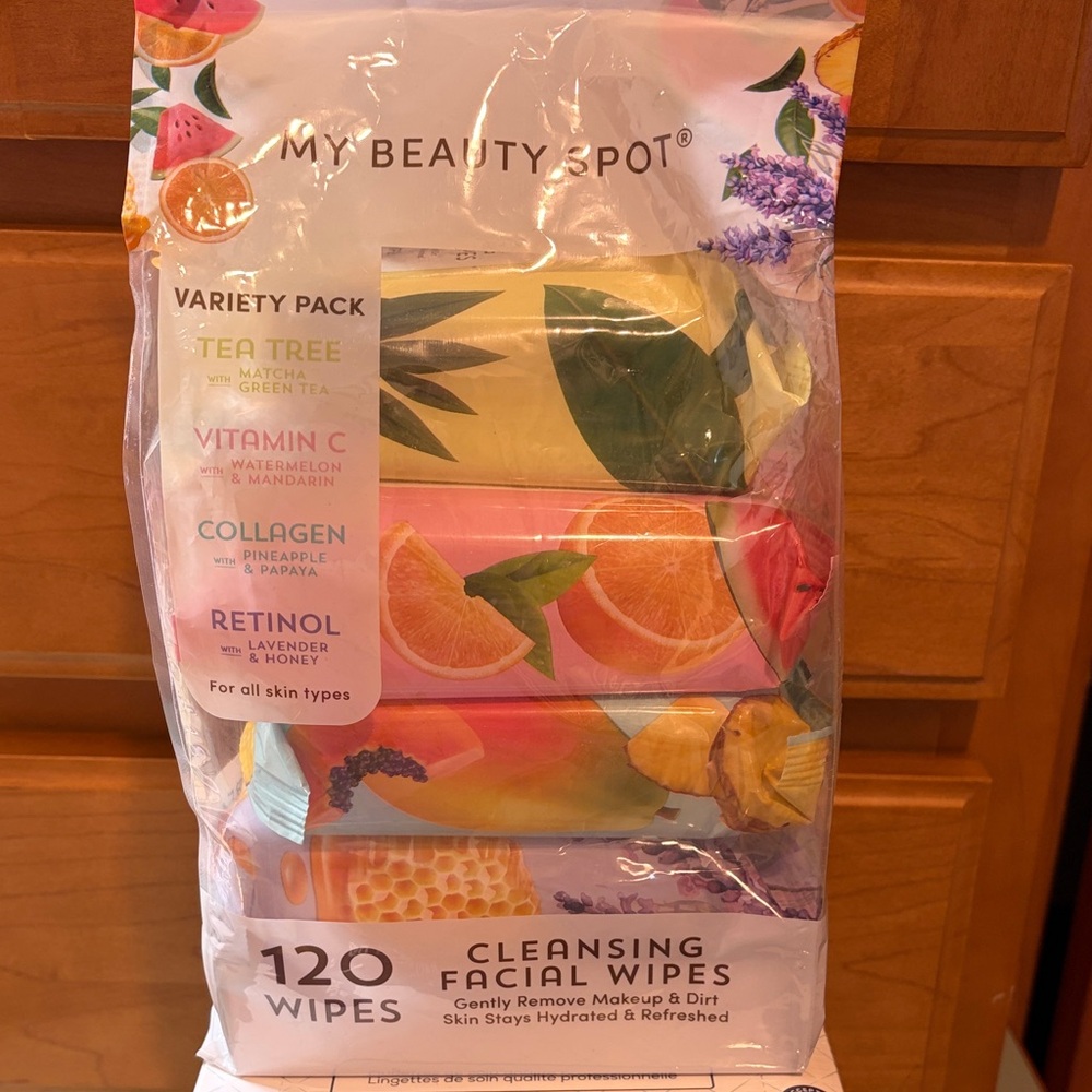 My Beauty Spot Variety Pack Cleansing Facial Wipes - Multicolor (120 Wipes)
